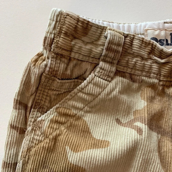 Oshkosh - 24 month/2T, tan camo corduroy pants - Picture 3 of 6